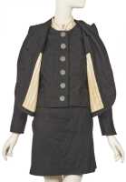 Peggy Moffitt's Rudi Gernreich 'High Noon' gray flannel suit, Fall, 1963 - 2