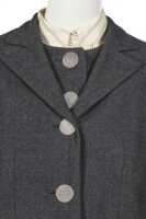 Peggy Moffitt's Rudi Gernreich 'High Noon' gray flannel suit, Fall, 1963 - 6