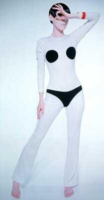 Peggy Moffitt's Rudi Gernreich trompe l'oeil lycra bodysuit, Spring 1972