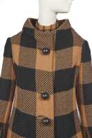 Peggy Moffitt's Rudi Gernreich giant checked wool ensemble, probably Fall 1963 - 4