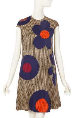Peggy Moffitt's Rudi Gernreich 'Warhol Flowers' dress, Fall, 1973