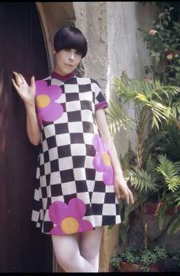 Peggy Moffitt's Rudi Gernreich 'Warhol Flowers' mini dress, 1973