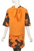 Peggy Moffitt's Rudi Gernreich 'Van Dongen' printed silk ensemble, Resort 1964 - 4