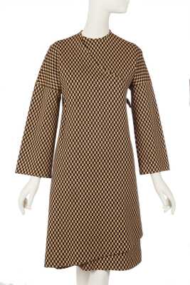 Peggy Moffitt's Rudi Gernreich checker-print jersey dress, 1981