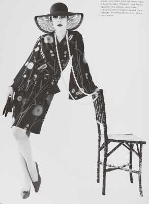 Peggy Moffitt's Rudi Gernreich 'Van Dongen' dress, Resort 1964