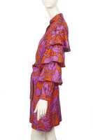 Peggy Moffitt's Rudi Gernreich purple and orange 'Van Dongen' dress, Resort 1964 - 4