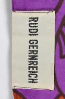Peggy Moffitt's Rudi Gernreich purple and orange 'Van Dongen' dress, Resort 1964 - 7