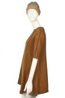 Peggy Moffitt's early Rudi Gernreich for Jax brown wool jersey trapeze dress, Fall 1955 - 3