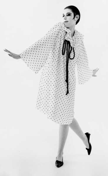 Peggy Moffit's Rudi Gernreich 'Clown' mini dress, Resort 1964