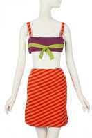 Peggy Moffit's Rudi Gernreich 'Kabukini' and skirt, Summer, 1964 - 2