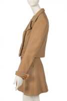 Peggy Moffitt's Rudi Gernreich camel wool skirt suit, circa 1965 - 2