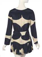 Peggy Moffitt's Rudi Gernreich giant polka dot silk dress, circa 1965 - 2