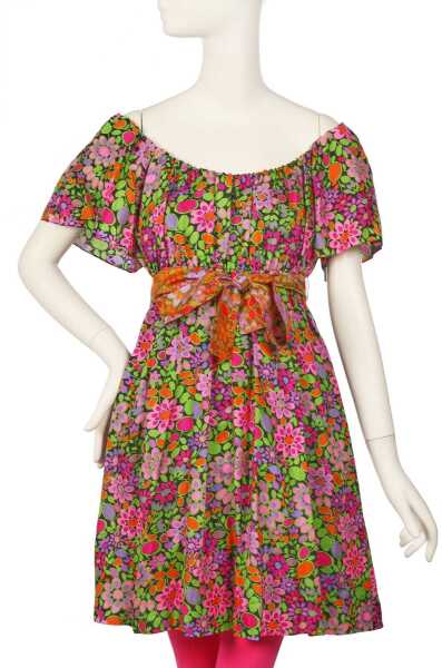 Peggy Moffitt's Rudi Gernreich printed 'baby' floral silk mini dress, circa 1965