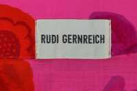 Peggy Moffitt's Rudi Gernreich pink floral printed wool mini dress, Resort 1965 - 5