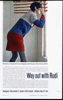 Peggy Moffitt's Rudi Gernreich color-block jersey dress, Fall 1965 - 6