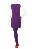 Peggy Moffitt's Rudi Gernreich purple mini dress and stockings, Fall 1965 - 4