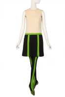 Peggy Moffitt's Rudi Gernreich wool jersey dress and stockings, Fall 1965 - 2