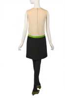 Peggy Moffitt's Rudi Gernreich wool jersey dress and stockings, Fall 1965 - 5