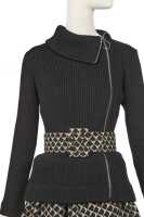 Peggy Moffitt's Rudi Gernreich black and cream wool jersey bloomer ensemble, Fall 1965 - 7 - 4
