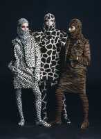 Peggy Moffitt's Rudi Gernreich 'Giraffe' ensemble, Fall 1966, worn in the 'BASIC BLACK' film, 1967 - 2
