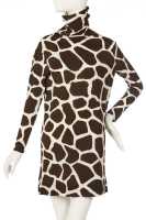 Peggy Moffitt's Rudi Gernreich 'Giraffe' ensemble, Fall 1966, worn in the 'BASIC BLACK' film, 1967 - 8