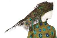 Peggy Moffit's Rudi Gernreich 'Peacock' ensemble, Fall 1966, worn in the 'BASIC BLACK' film, 1967 - 7
