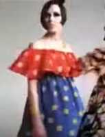 Peggy Moffitt's Rudi Gernreich polka dot silk dress, Resort 1967, worn in the 'BASIC BLACK' film, 1967 - 4