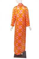 Peggy Moffitt's Tzaims Luksus print silk maxi dress, Resort 1966 - 7