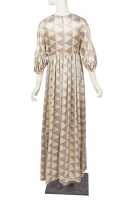 Peggy Moffitt's Rudi Gernreich Tzaims Luksus print silk evening dress, 1966 - 5
