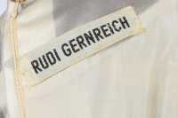 Peggy Moffitt's Rudi Gernreich Tzaims Luksus print silk evening dress, 1966 - 7