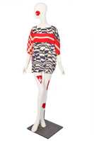 Peggy Moffit's Rudi Gernreich 'Kite' dress, Resort 1967, worn in the 'BASIC BLACK' film, 1967 - 2