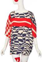 Peggy Moffit's Rudi Gernreich 'Kite' dress, Resort 1967, worn in the 'BASIC BLACK' film, 1967 - 3