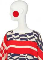 Peggy Moffit's Rudi Gernreich 'Kite' dress, Resort 1967, worn in the 'BASIC BLACK' film, 1967 - 5