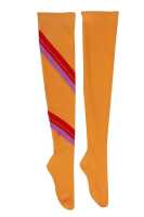 Peggy Moffitt's Rudi Gernreich tangerine jersey mini dress and stockings, Fall 1967 - 4