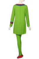 Peggy Moffitt's Rudi Gernreich acid green jersey mini dress and stockings, Fall 1967 - 5