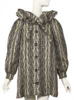 Peggy Moffitt's Rudi Gernreich striped tweed Pierrot coat and dress, Fall 1967 - 2