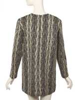 Peggy Moffitt's Rudi Gernreich striped tweed Pierrot coat and dress, Fall 1967 - 8