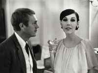 Peggy Moffitt's Rudi Gernreich ivory chiffon cocktail dress, Resort 1962