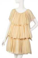 Peggy Moffitt's Rudi Gernreich ivory chiffon cocktail dress, Resort 1962 - 2