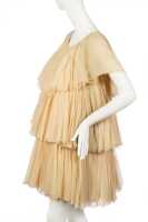 Peggy Moffitt's Rudi Gernreich ivory chiffon cocktail dress, Resort 1962 - 3