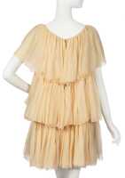 Peggy Moffitt's Rudi Gernreich ivory chiffon cocktail dress, Resort 1962 - 4