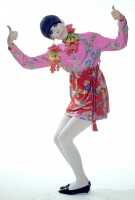 Peggy Moffitt's Rudi Gernreich printed silk mini dress, 'Chinese Opera' collection, Fall 1967