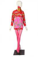 Peggy Moffitt's Rudi Gernreich printed silk mini dress, 'Chinese Opera' collection, Fall 1967 - 2