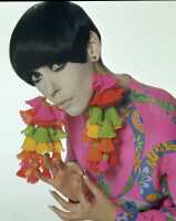 Peggy Moffitt's Rudi Gernreich printed silk mini dress, 'Chinese Opera' collection, Fall 1967 - 3