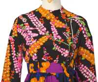 Peggy Moffitt's Rudi Gernreich printed silk mini dress, 'Chinese Opera' collection, Fall 1967 - 5