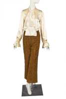 Peggy Moffitt's Rudi Gernreich 'George Sand' cut-velvet ensemble, Fall 1967 - 9
