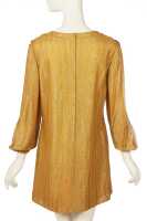 Peggy Moffitt's Rudi Gernreich gold lurex dress and cocktail coat, Fall 1967 - 4