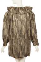 Peggy Moffitt's Rudi Gernreich gold lurex dress and cocktail coat, Fall 1967 - 5