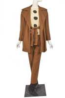 Peggy Moffitt's Rudi Gernreich 'Actors Studio' tobacco vicuna suit, Fall 1963 - 4