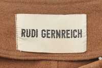Peggy Moffitt's Rudi Gernreich 'Actors Studio' tobacco vicuna suit, Fall 1963 - 9